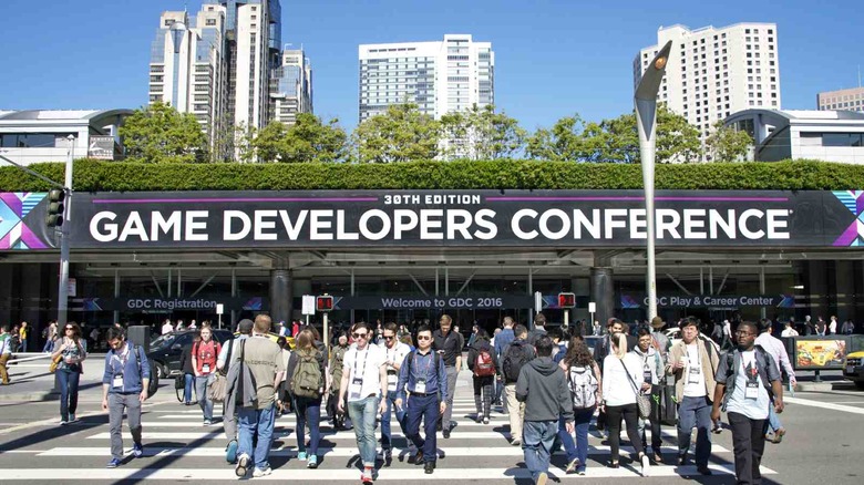 Crowd of people at GDC