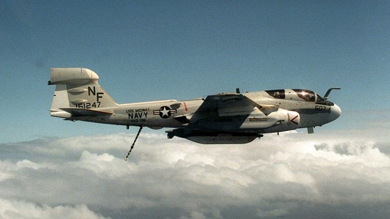 Navy EA-6B Prowler in flight