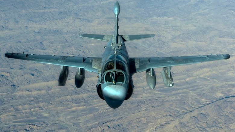 Prowler flying over Afghanistan