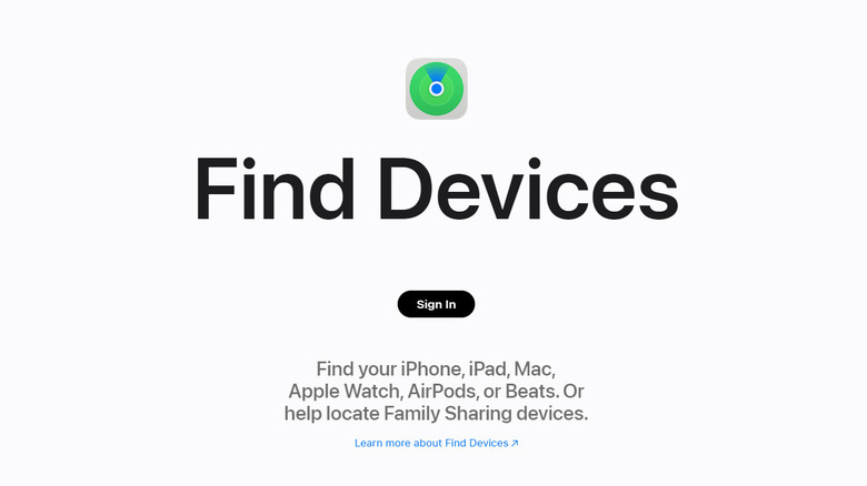 Find My Apple device