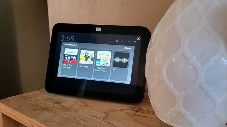 Echo Show 8 on desk