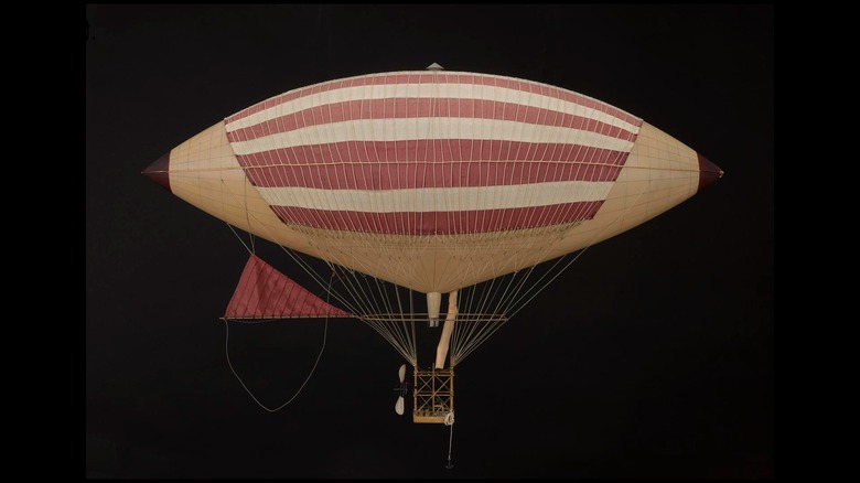 model of Tissandier electric airship