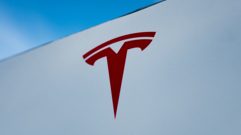 Tesla emblem sign