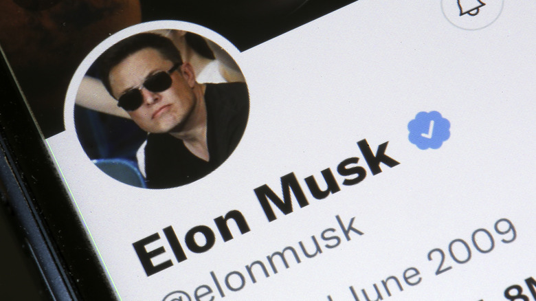 Elon Musk's Twitter profile