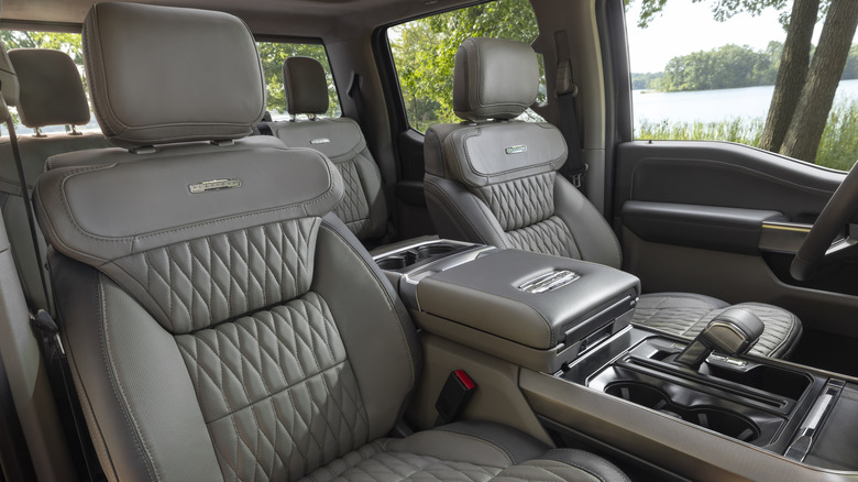 F150 Platinum interior