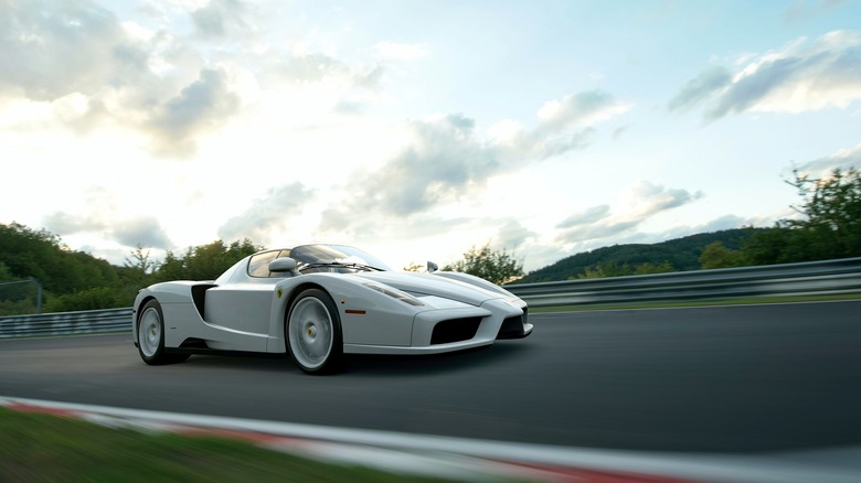 Ferrari Enzo on race track