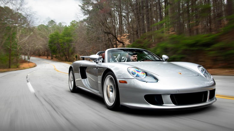 Porsche Carerra GT on the road