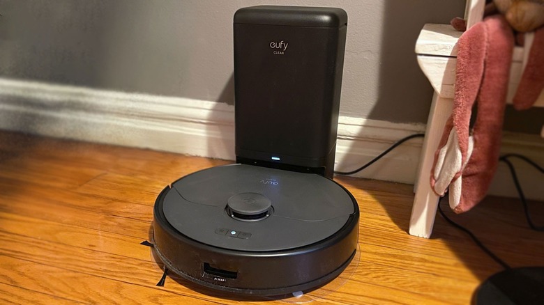 Clean X8 Pro connected to its dock