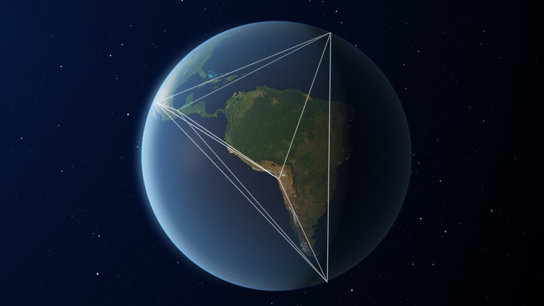 The telescopes making up the EHT network