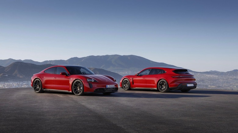 2023 Porsche Taycan GTS and GTS Sport Turismo