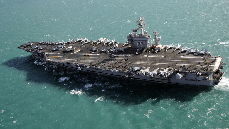 uss Dwight D. Eisenhower aircraft carrier meditteranean