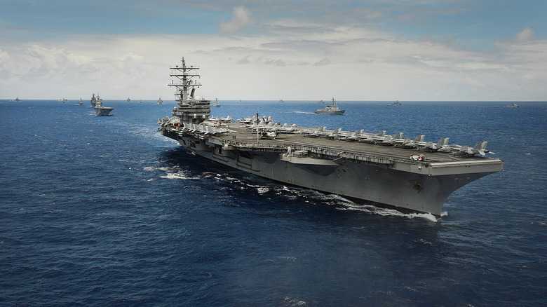 uss Ronald Reagan aircraft carrier pacific exercise