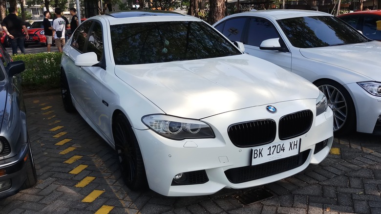 BMW F10 parked