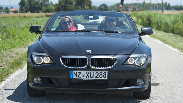 BMW F12 on road