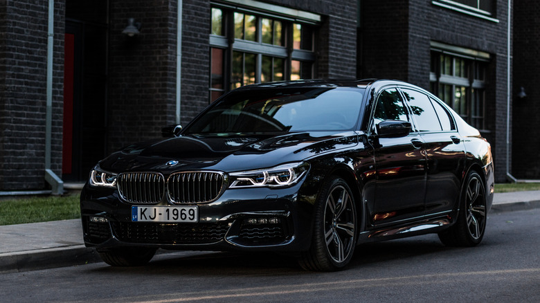 BMW 7 Series parked