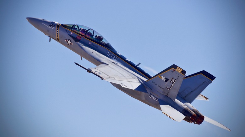 An F/A-18 Super Hornet