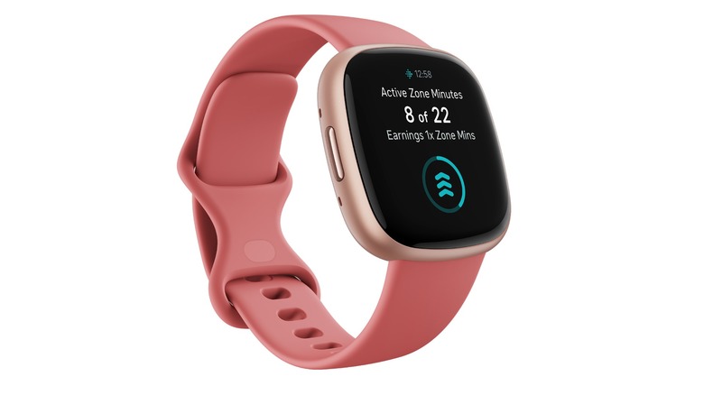 Fitbit Versa 4 on display