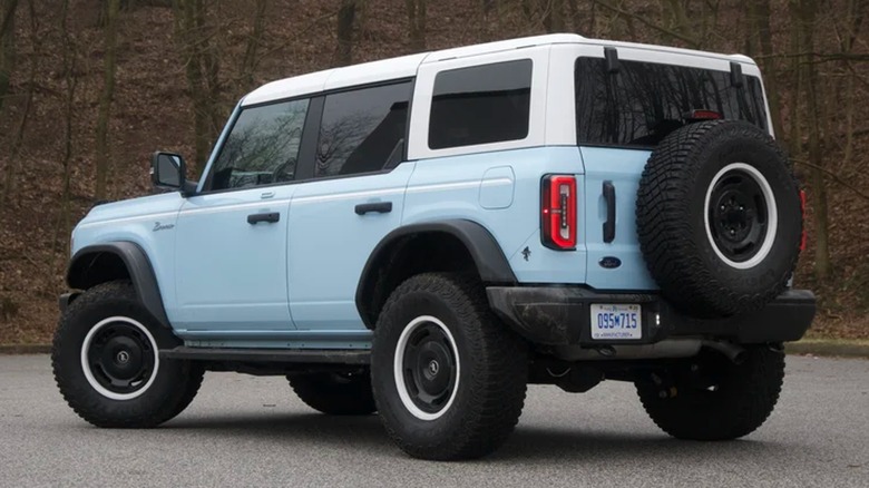 2023 Ford Bronco Heritage Edition on road