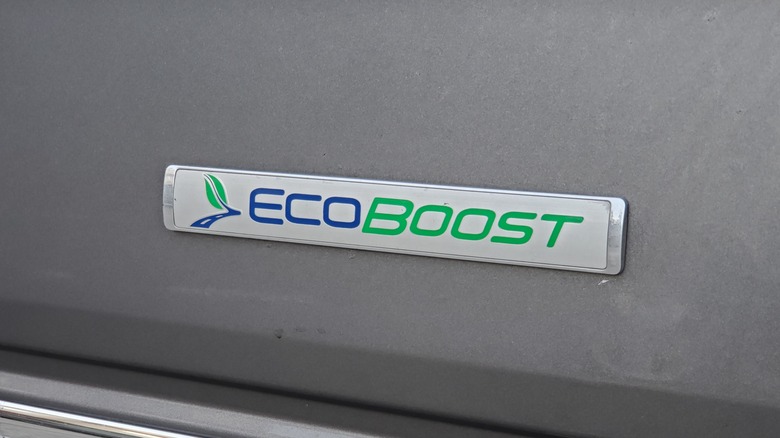 EcoBoost logo on display