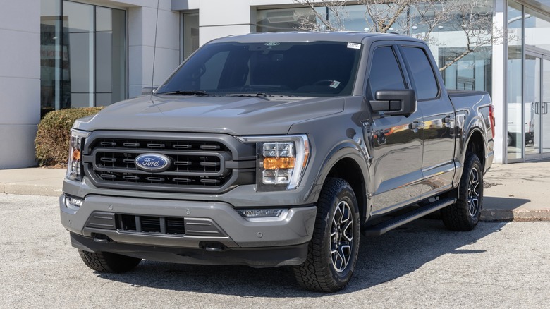 Ford F-150 on display