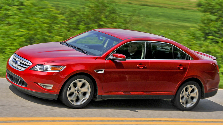 Ford Taurus SHO on the road