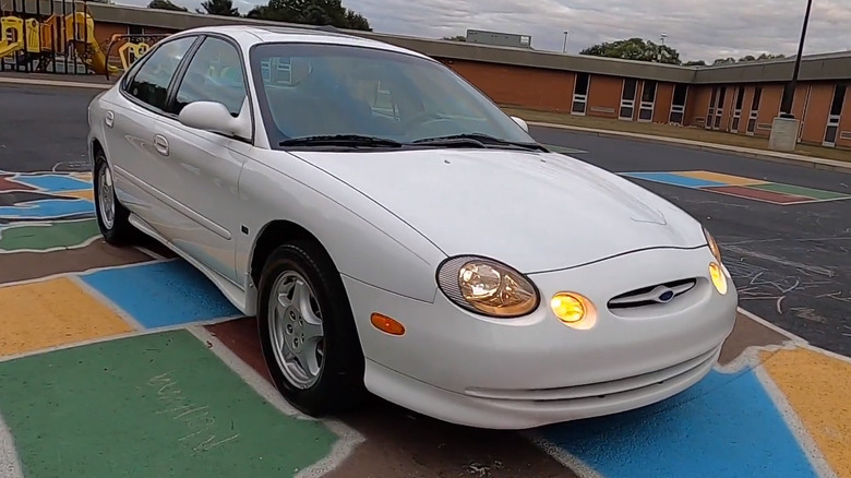 Ford Taurus SHO white