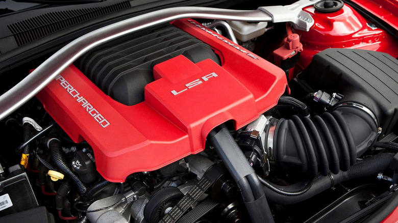 Chevrolet Camaro ZL1 LSA engine