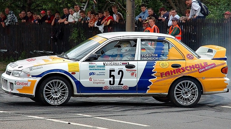 white and yellow Evo II