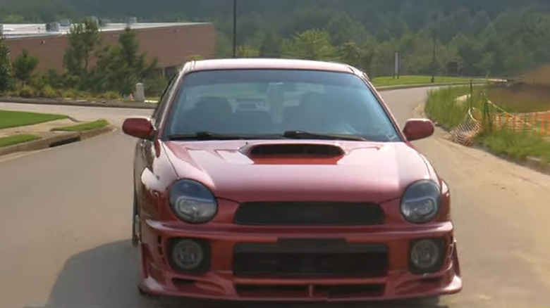 2002 Subaru Impreza on street