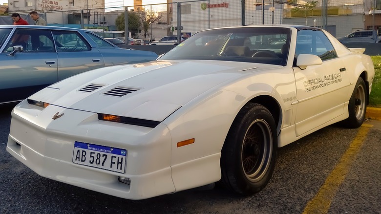 white 3rd generation trans am