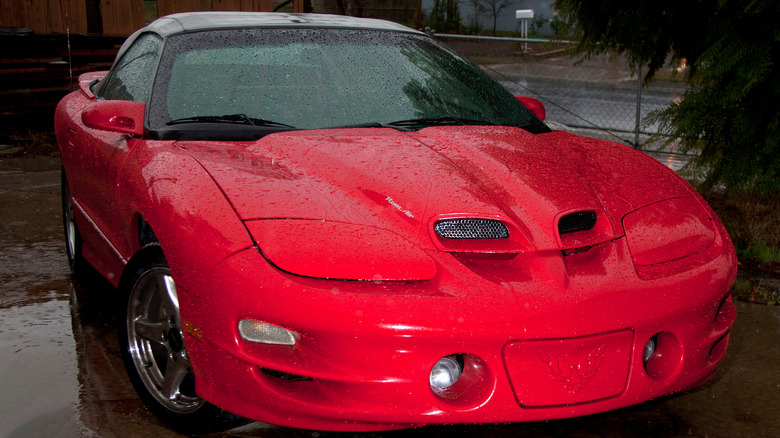 Red 4th generation trans am