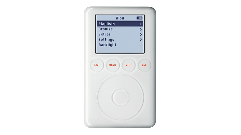 Apple iPod original dock connector model, the first to support USB