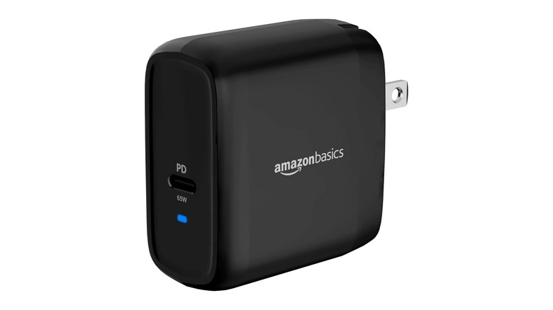 AmazonBasics branded 65W USB Type-C charger