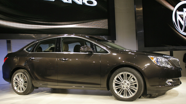 Black 2012 Buick Verano on display