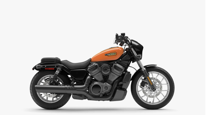 A Harley-Davidson Nightster Special in Baja Orange with black trim