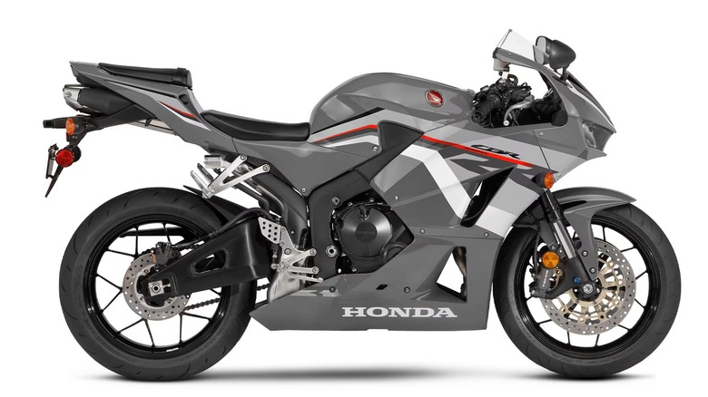 Grey 2024 Honda CBR600RR