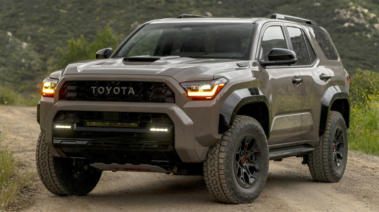 Toyota 4Runner TRD Pro on dirt road