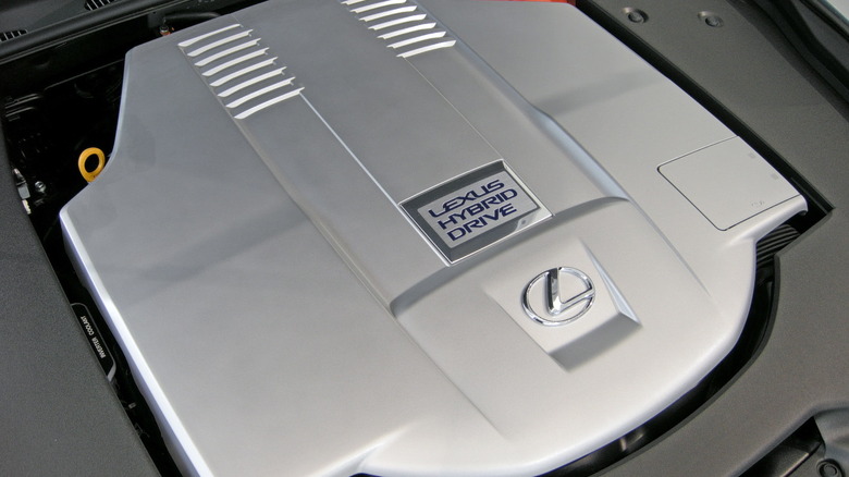 5.0L 2UR-FSE V8 engine with Lexus Hybrid Drive electric motor