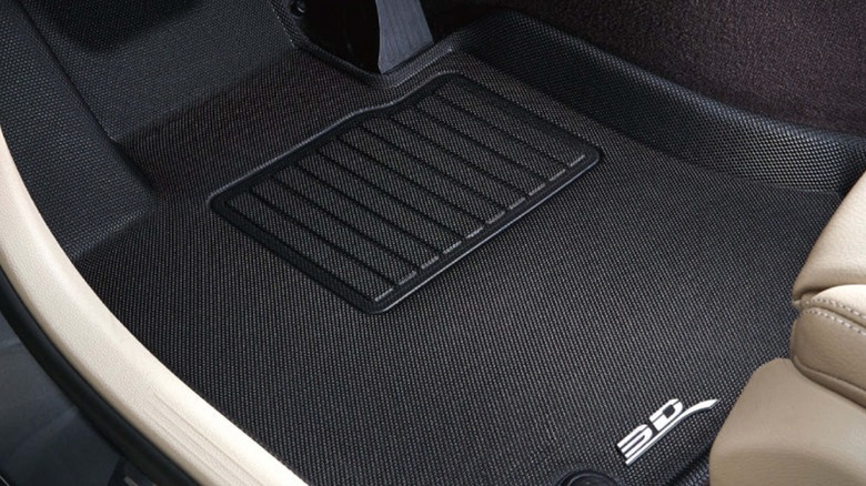 3D Mats floor mat in a vehicle