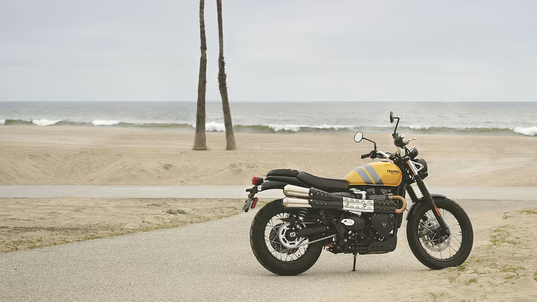 A Triumph Scrambler