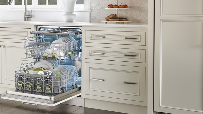 A Cove built in dishwasher