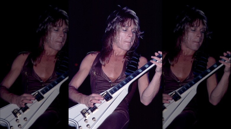 Randy Rhoads with Jackson guitar