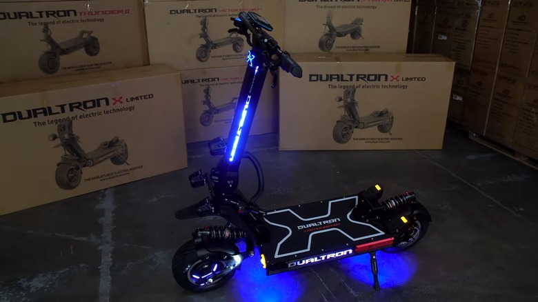 A Dualtron electric scooter