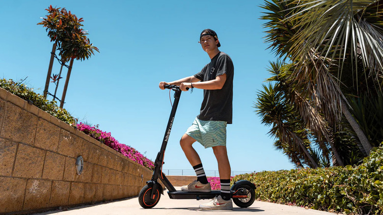 A Hiboy electric scooter