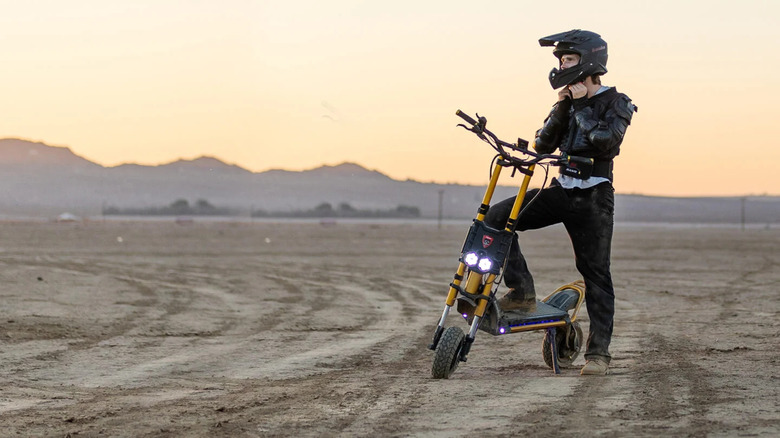 A Kaabo electric scooter