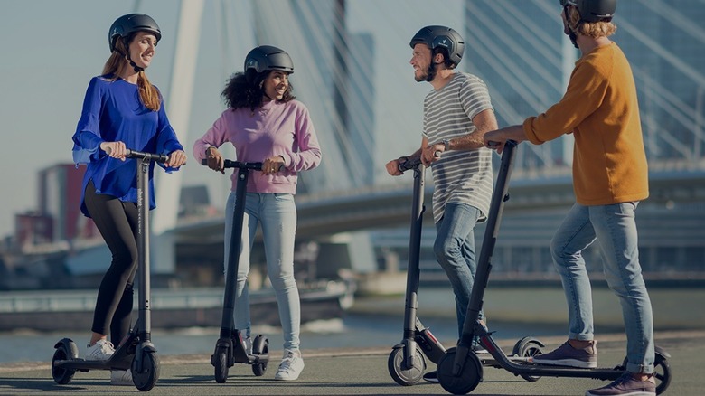 Segway electric scooters