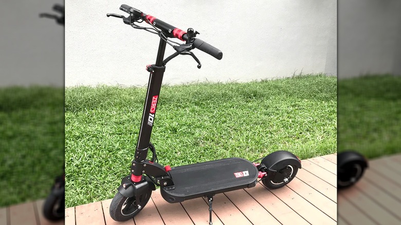 A Zero electric scooter