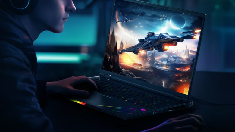 acer predator helio 18 gaming laptop mockup