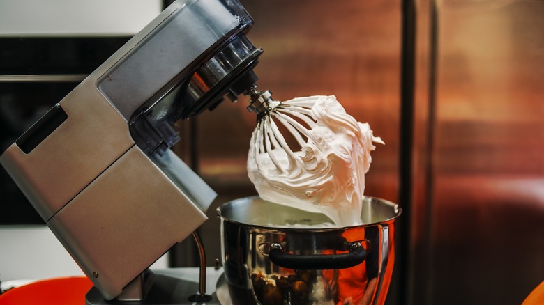 Kenwood mixer making whipped cream