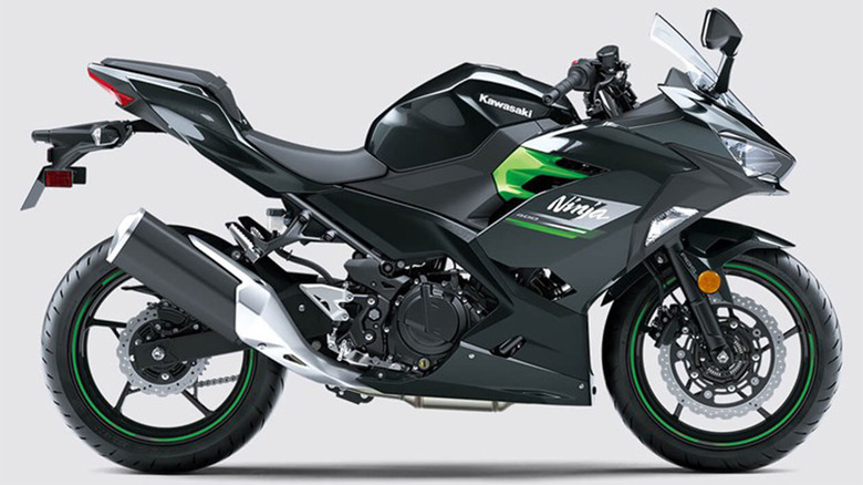 A Kawasaki Ninja 400